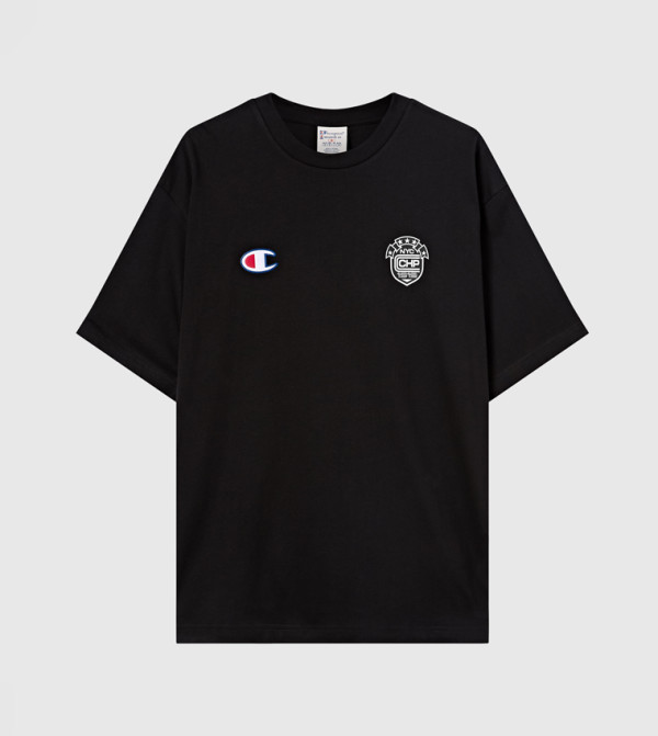 Champion Champion - BLACK Round Neck T-Shirts