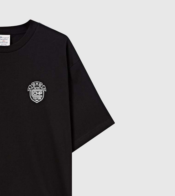 Champion Champion - BLACK Round Neck T-Shirts
