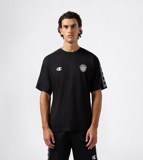 Champion Champion - BLACK Round Neck T-Shirts