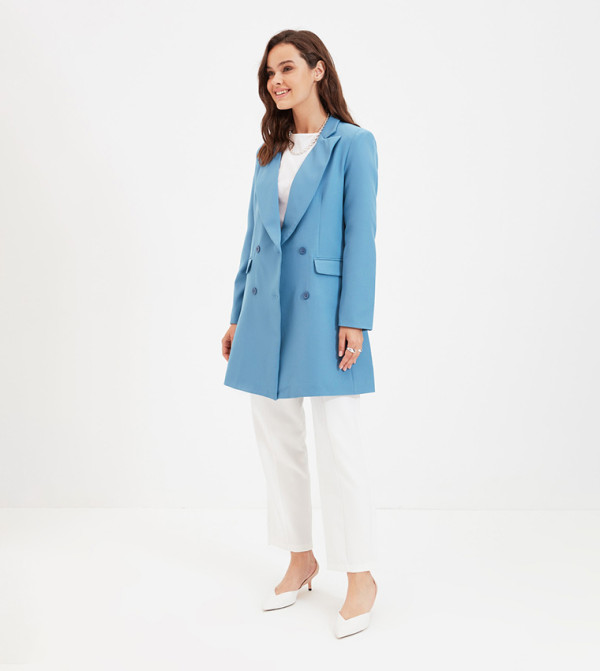 Trendyol Trendyol - Blue Denim Jacket