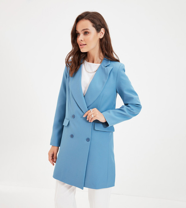 Trendyol Trendyol - Blue Denim Jacket