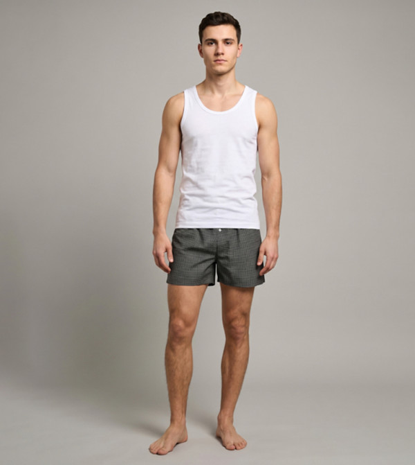 R&B  Vests - White Vests