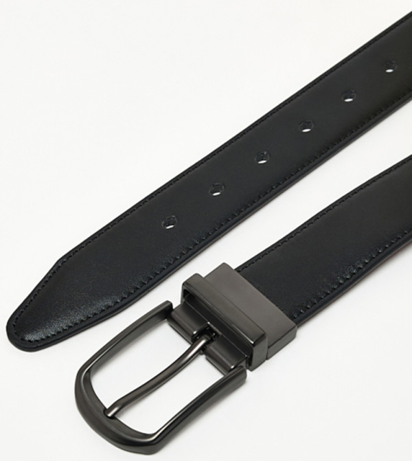 R&B Non Leather Belts - BLACK Non Leather Belts