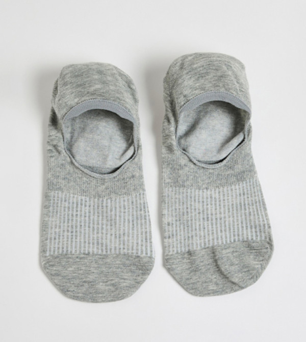 R&B  No show Socks - Grey No Show Socks