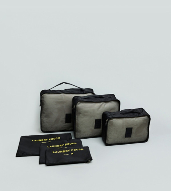 R&B  Cosmetic Bags - BLACK Cosmetic Organizers
