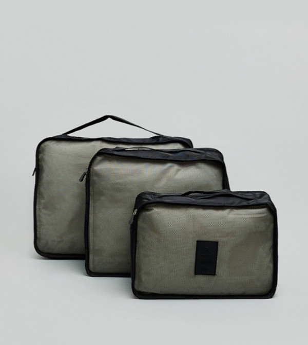 R&B  Cosmetic Bags - BLACK Cosmetic Organizers