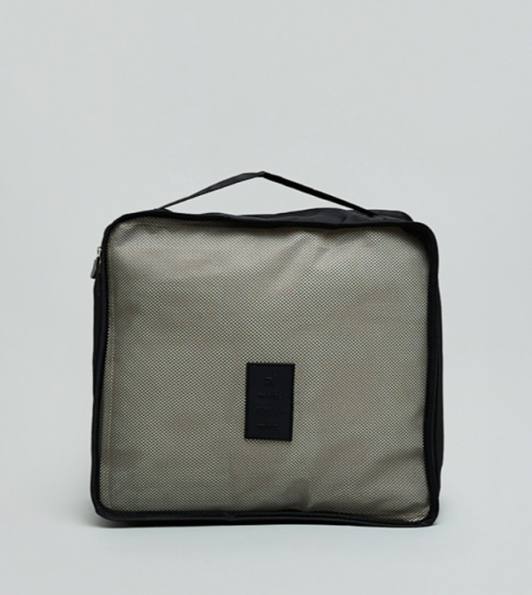 R&B  Cosmetic Bags - BLACK Cosmetic Organizers