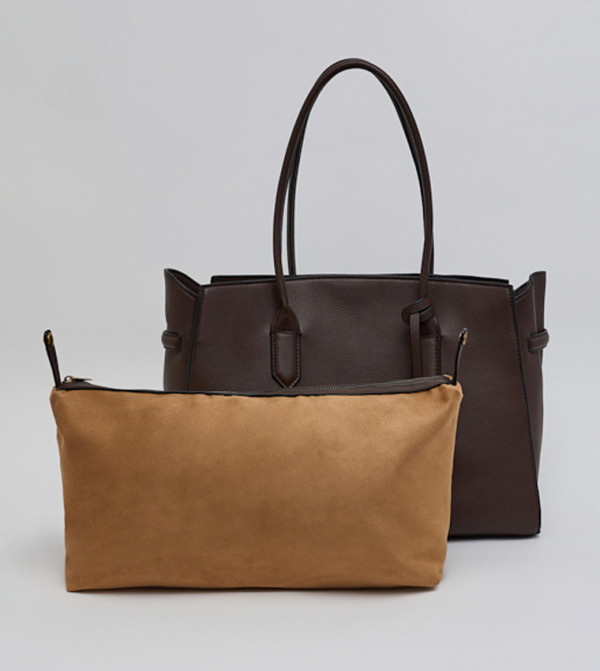 R&B  top-selling-om - Brown Tote Bags