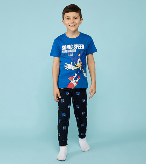 R&B  Top & Pyjama Sets - Blue Top & Pyjama Sets