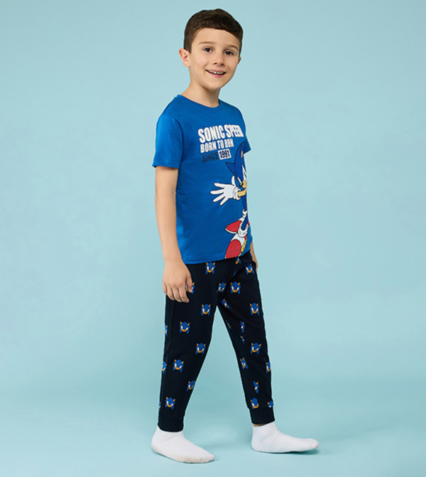 R&B  Top & Pyjama Sets - Blue Top & Pyjama Sets