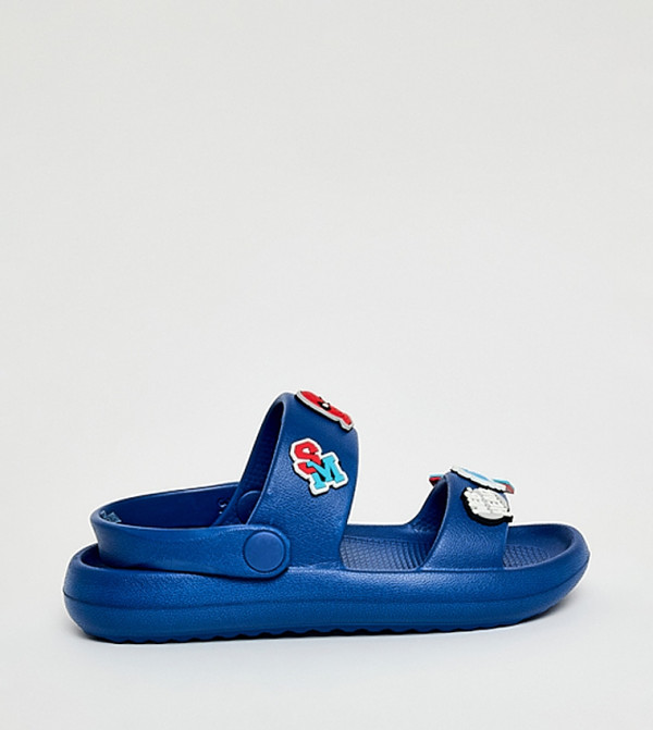 أر آند بي  أحذية فلات - أزرق Flat Sandals