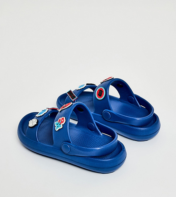 أر آند بي  أحذية فلات - أزرق Flat Sandals
