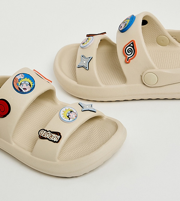 أر آند بي  أحذية فلات - بيج Flat Sandals