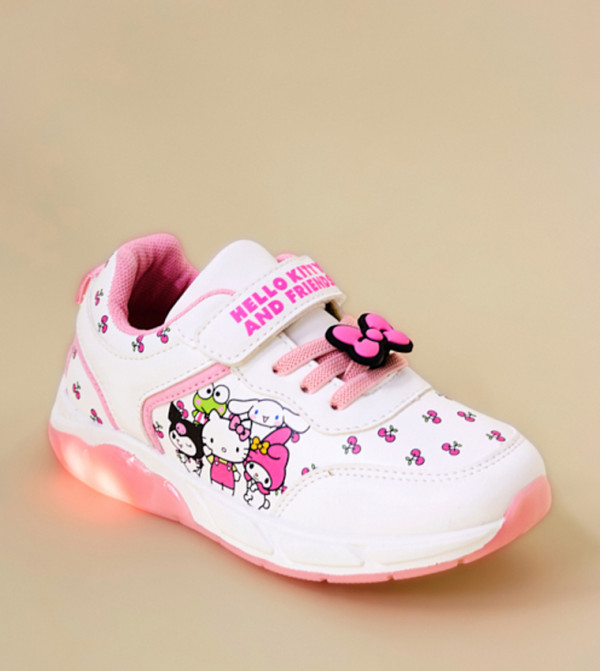 R&B  hello kitty - White Low Top