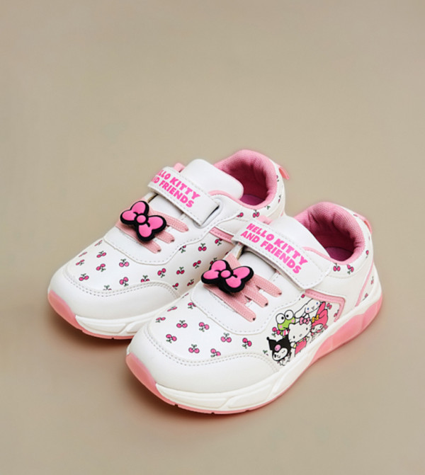 R&B  hello kitty - White Low Top