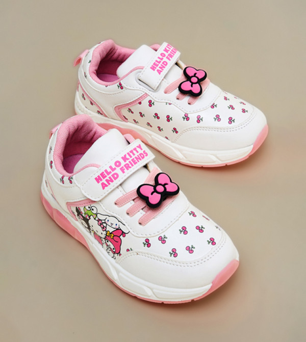 R&B  hello kitty - White Low Top