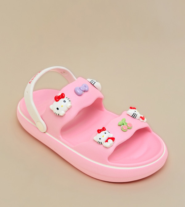 R&B  Sandals - Pink Flat Sandals
