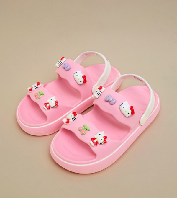 R&B  Sandals - Pink Flat Sandals