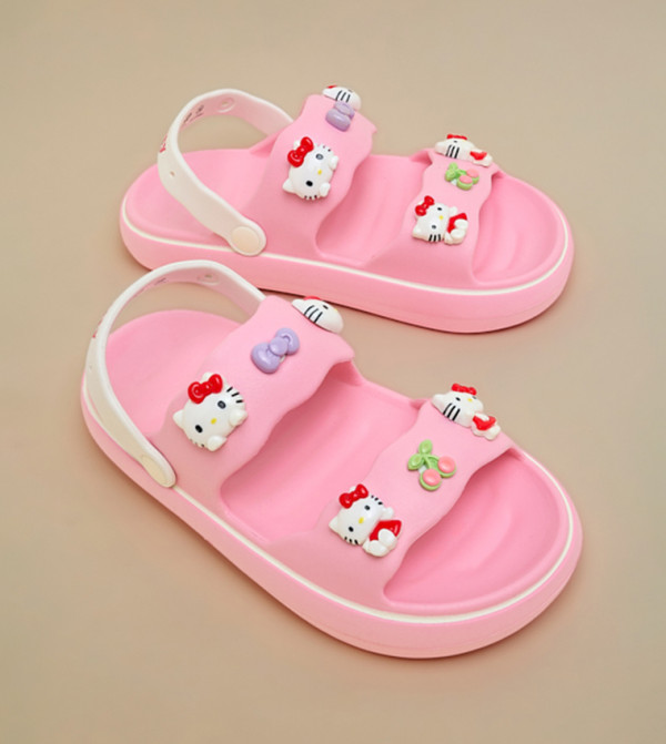 R&B  Sandals - Pink Flat Sandals