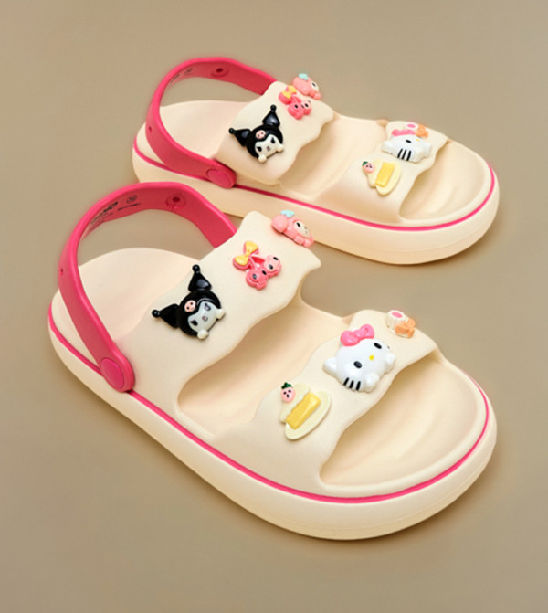 R&B  Flat Sandals - Beige Flat Sandals