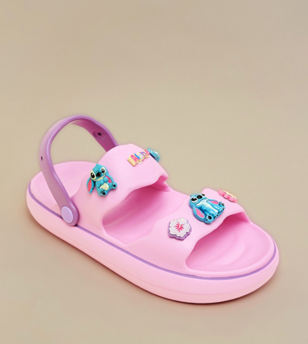 R&B  Flat Sandals - Pink Flat Sandals
