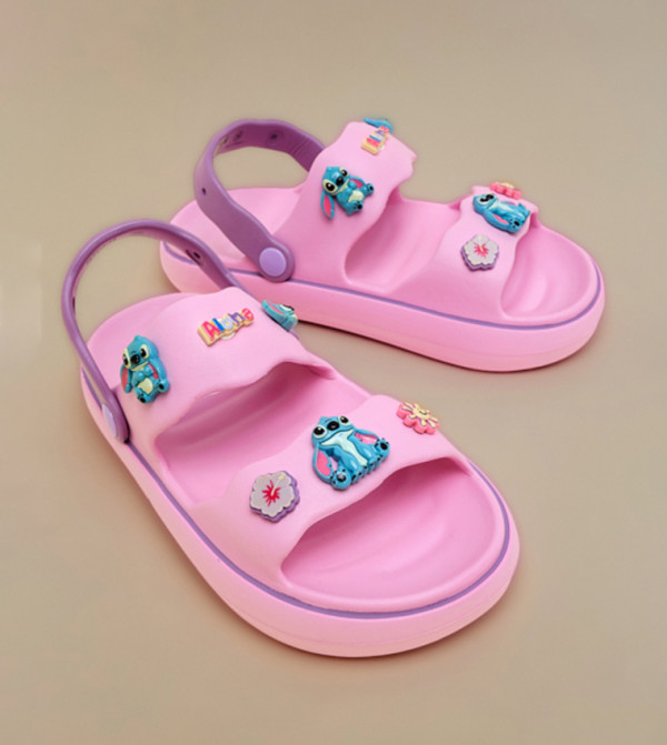 R&B  Flat Sandals - Pink Flat Sandals