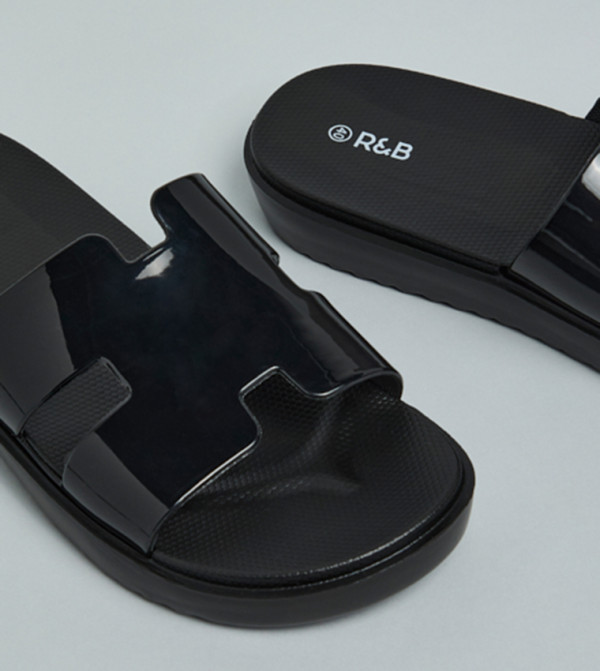 R&B  Slides - BLACK Slides