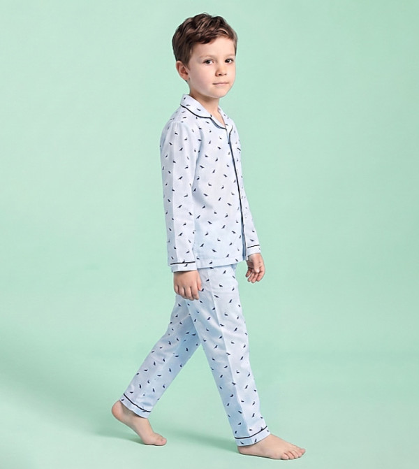R&B  Top & Pyjama Sets - Blue Top & Pyjama Sets
