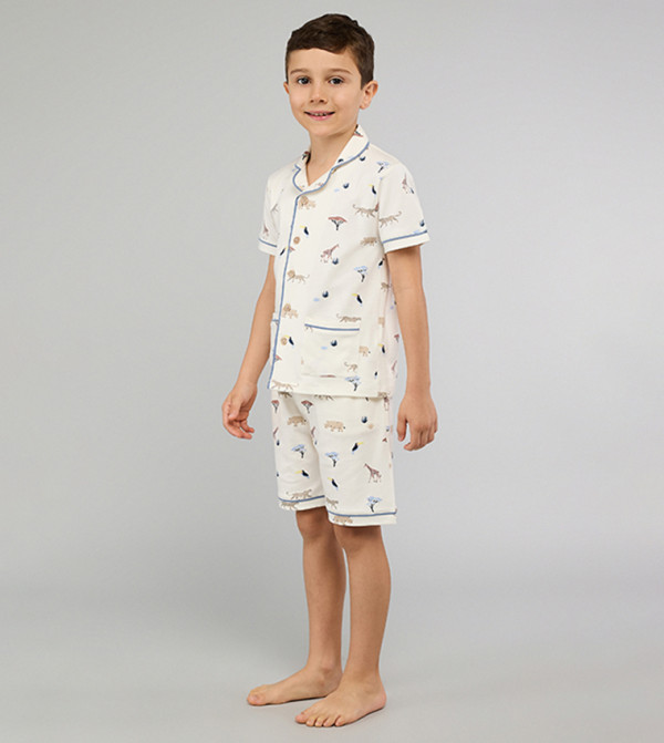 R&B  Nightwear - Ivory Top & Pyjama Sets