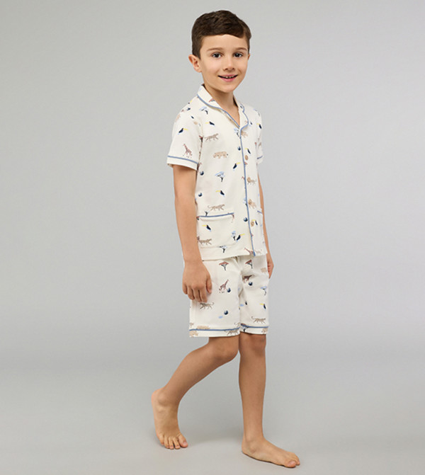 R&B  Nightwear - Ivory Top & Pyjama Sets