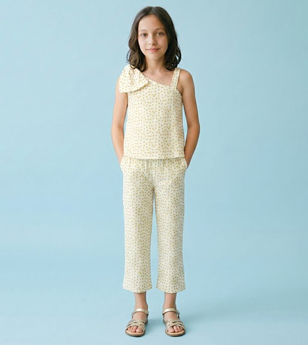 R&B  Tops & Pants - Yellow Tops & Pants