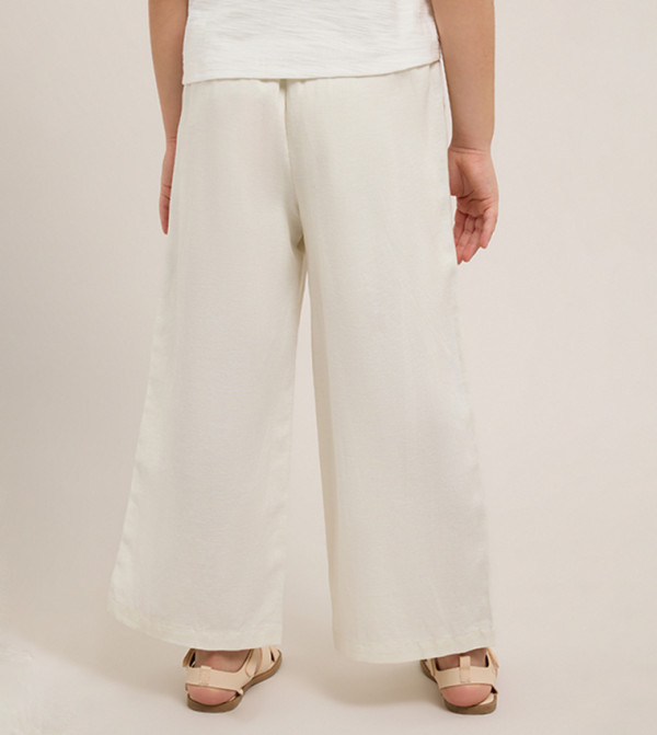 R&B  Trousers & Pants - Ivory Trousers & Pants