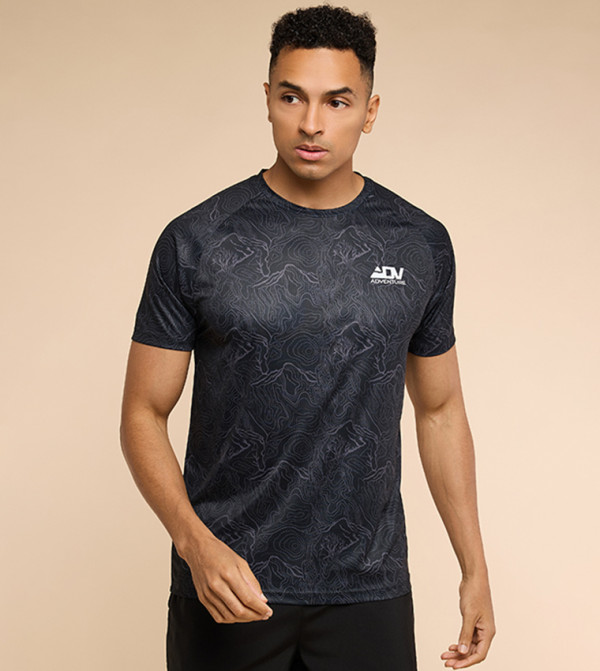 أر آند بي  تيشيرتات وفانيلات  - أسود T-Shirts & Vests