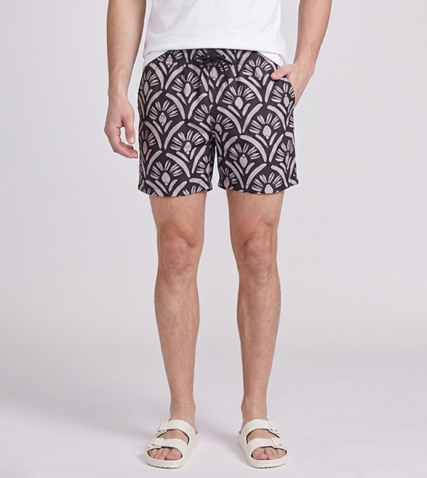 R&B  Casual Shorts - BLACK Casual Shorts