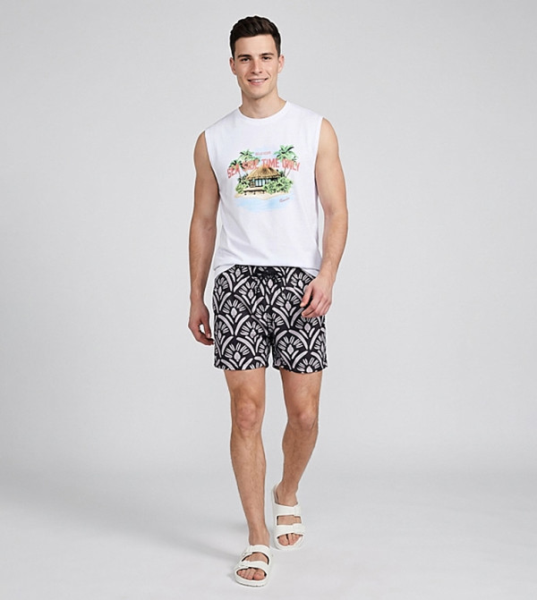 R&B  Casual Shorts - BLACK Casual Shorts