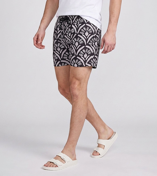 R&B  Casual Shorts - BLACK Casual Shorts