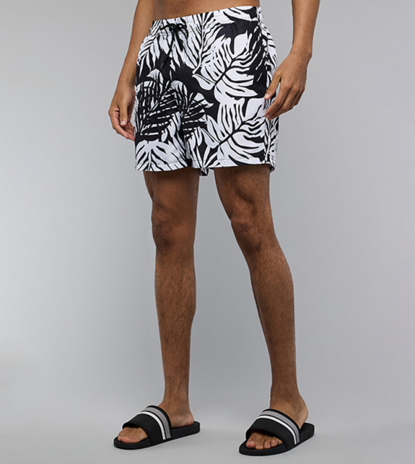 R&B  Swimwear - White Bottoms