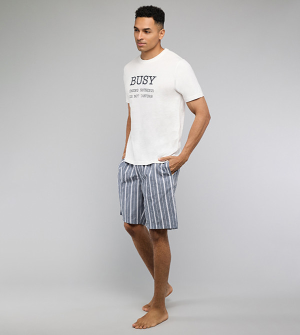 أر آند بي  ملابس النوم  - عاجي  Pyjama Set