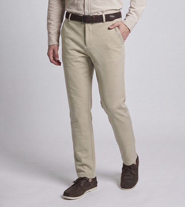 أر آند بي  بناطيل وتشينو رياضة - بيج Formal Pants