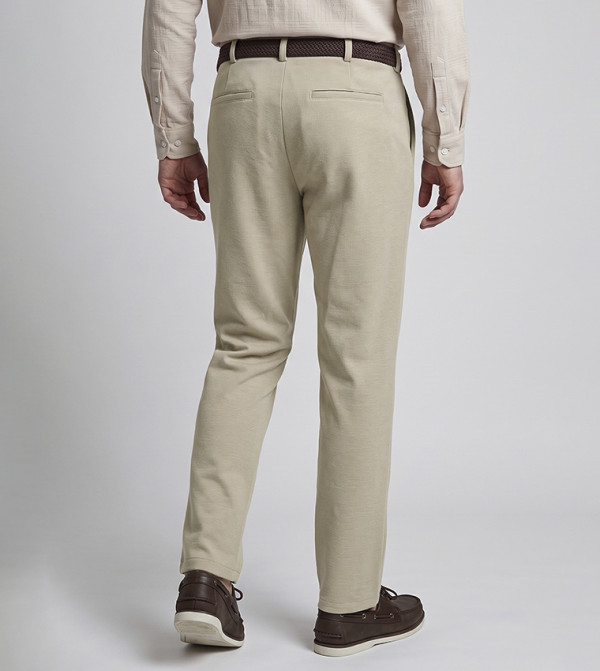 أر آند بي  بناطيل وتشينو رياضة - بيج Formal Pants