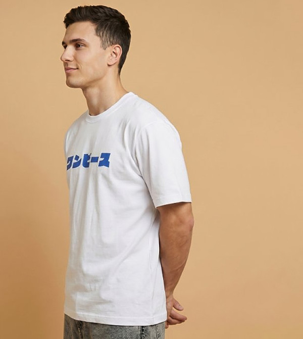أر آند بي  workwear-reworked - أبيض Round Neck T-Shirts