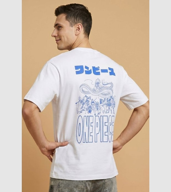 أر آند بي  workwear-reworked - أبيض Round Neck T-Shirts
