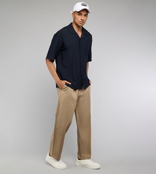 R&B  Clothing - Beige Casual Pants