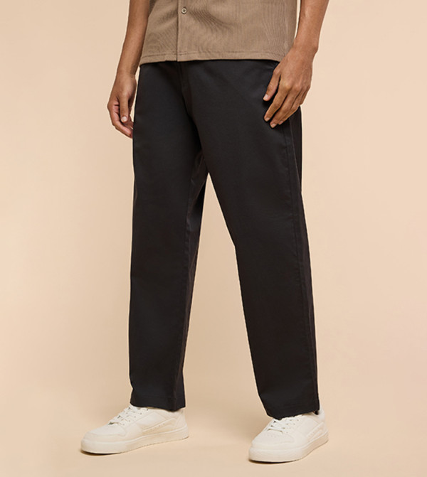 R&B Pants & Chinos - Grey Casual Pants