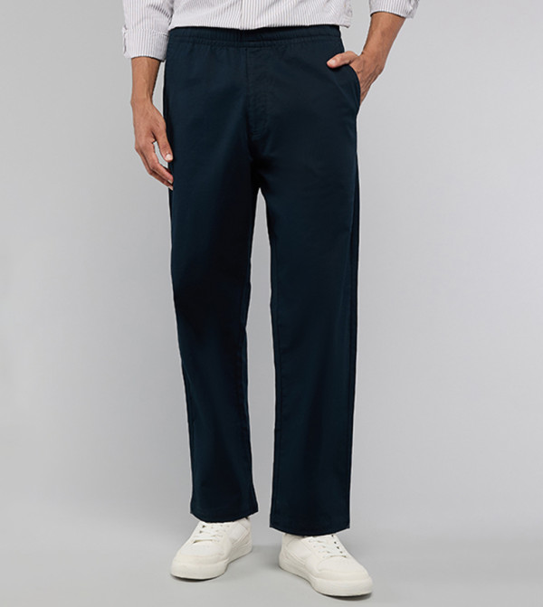 R&B  Casual Pants - NAVY BLUE Casual Pants