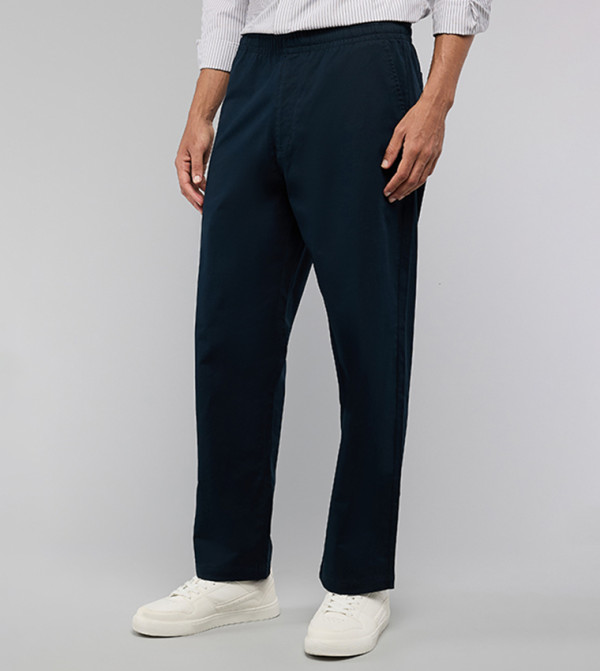 R&B  Casual Pants - NAVY BLUE Casual Pants