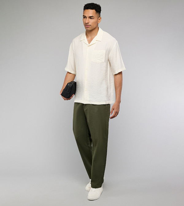 R&B  Pants & Chinos - Olive Casual Pants