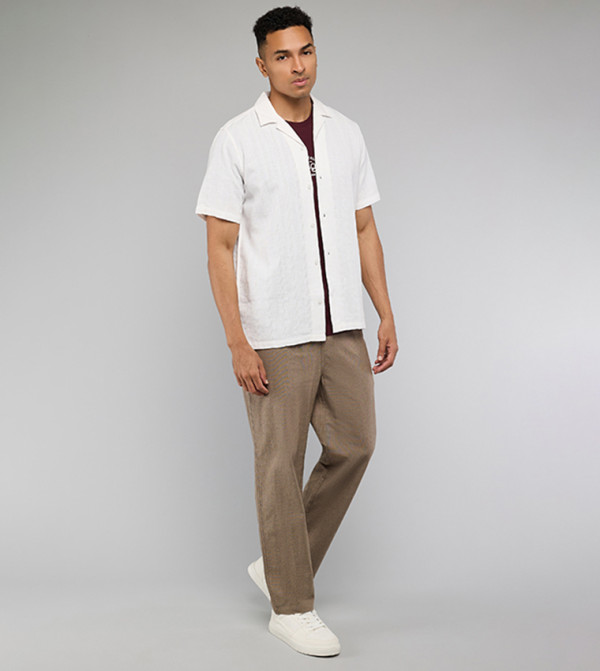 R&B  Casual Pants - Brown Casual Pants
