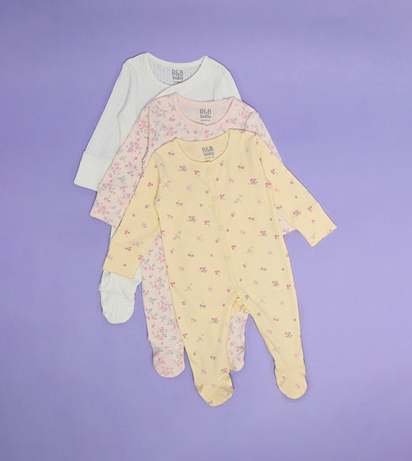 أر آند بي  بدلات النوم - وردي بدلات نوم