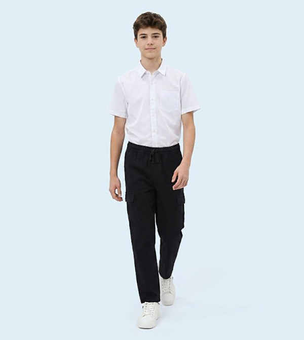 R&B  Trousers & Pants - BLACK Trousers & Pants